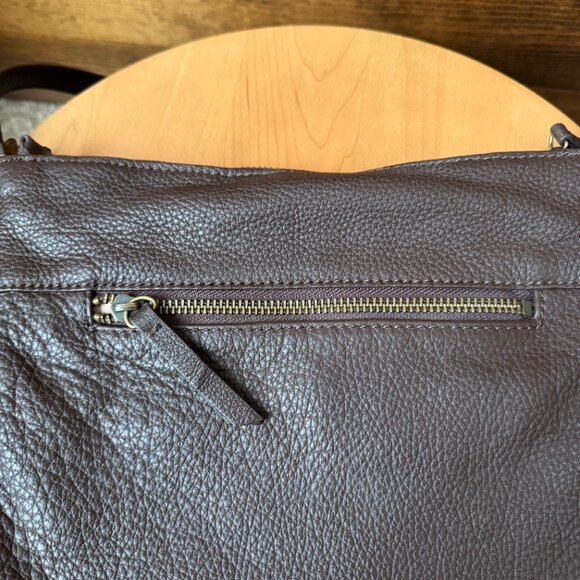 Lucky Brand Brown Leather Crossbody Bag - Picture 7 of 14
